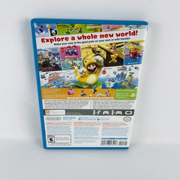 Nintendo Wii U Super Mario 3D World Complete With Manual Tested Working - Picture 6 of 14